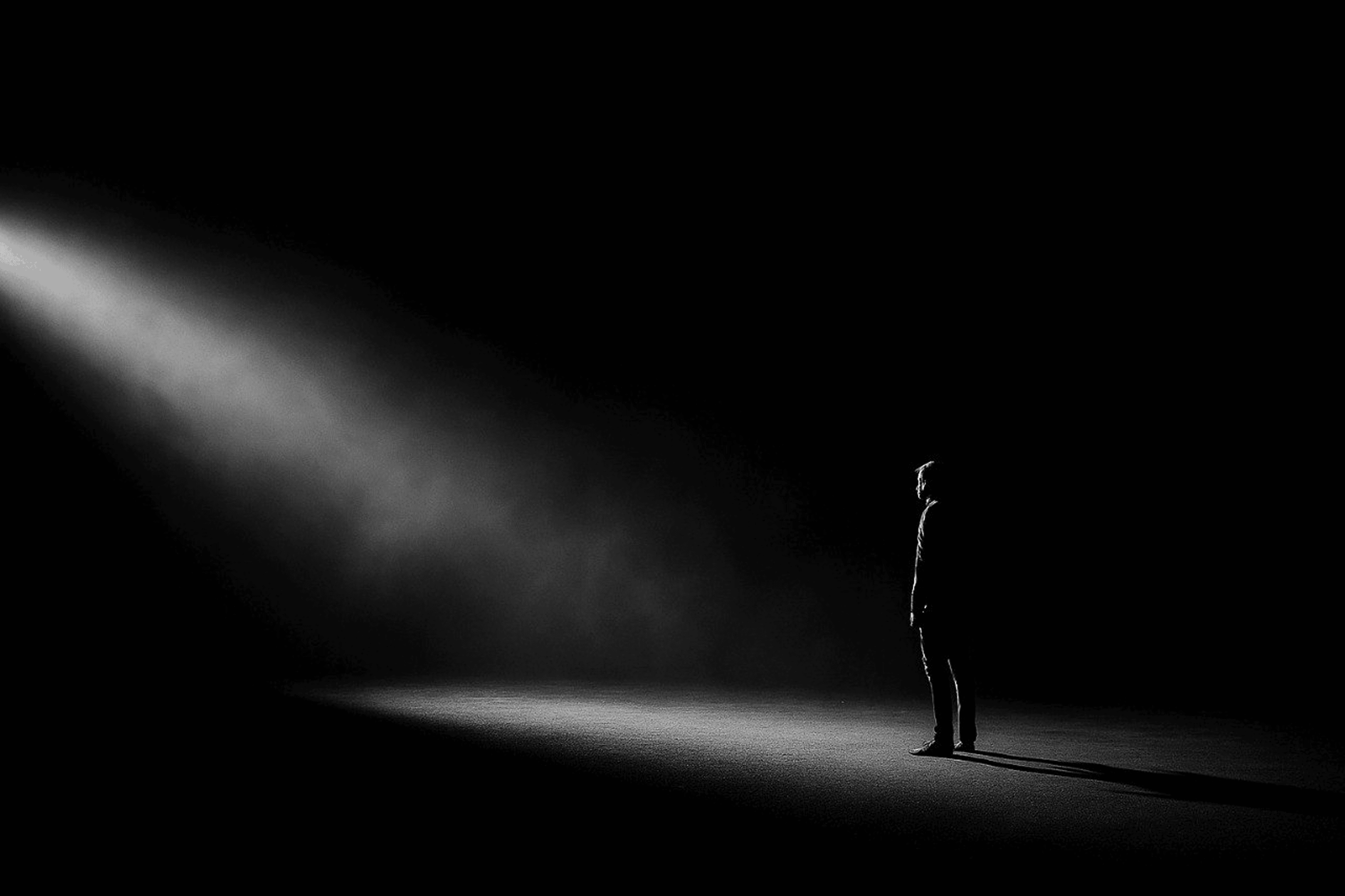 Spotlight scene representing VIP community guidance